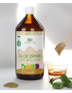 ALOÉ DRINK Mel, Urtiga & Cistus
