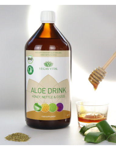 ALOÉ DRINK Mel, Urtiga & Cistus
